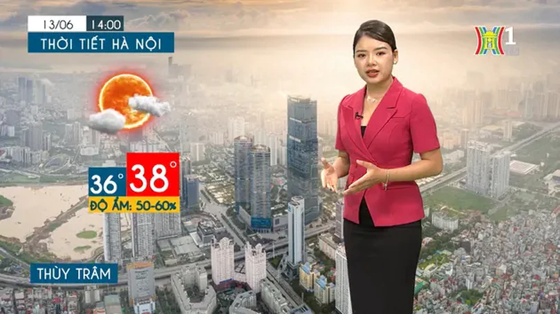 Dự báo thời tiết chiều và tối | 13/06/2024