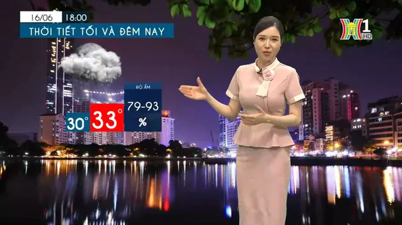 Dự báo thời tiết chiều và tối | 16/06/2024