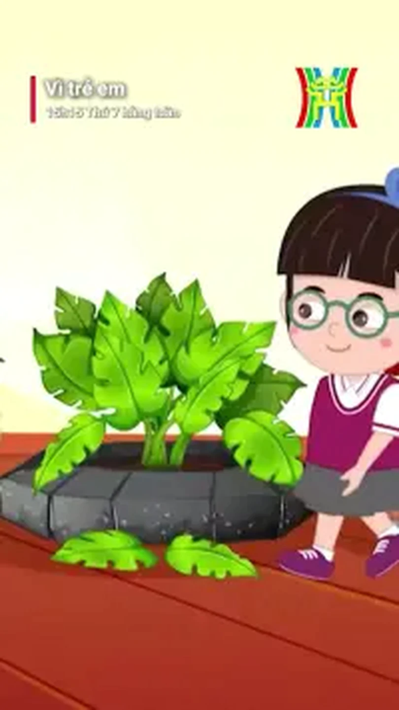 Hướng dẫn trẻ chăm sóc cây trong nhà
