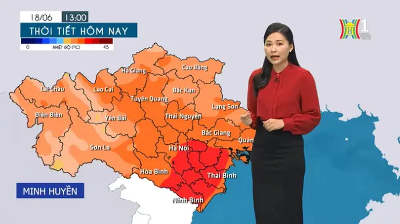 Dự báo thời tiết chiều và tối | 18/06/2024