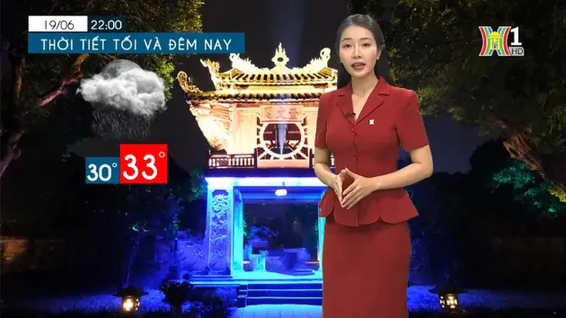 Dự báo thời tiết chiều và tối | 19/06/2024