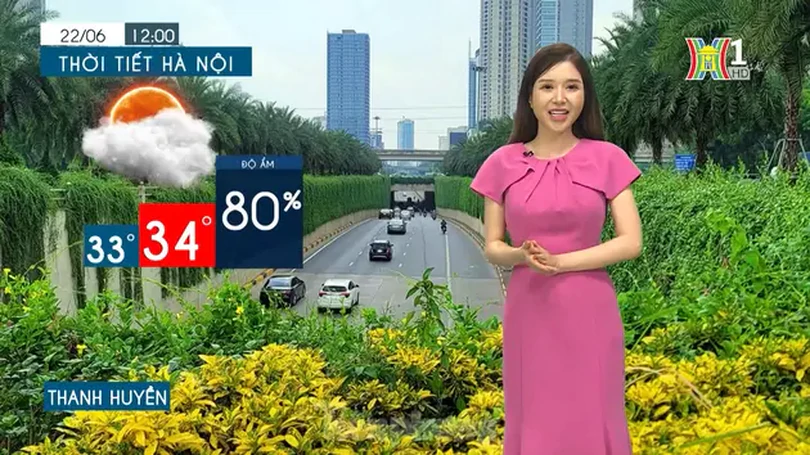 Dự báo thời tiết chiều và tối | 22/06/2024