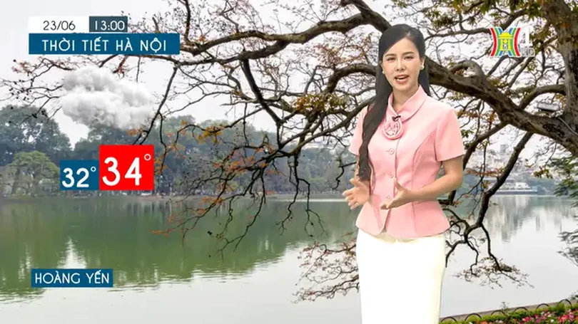Dự báo thời tiết chiều và tối | 23/06/2024