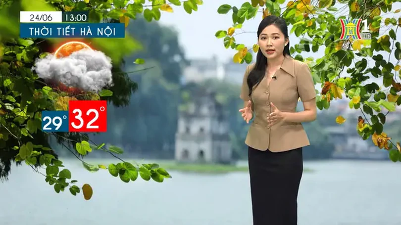 Dự báo thời tiết chiều và tối | 24/06/2024