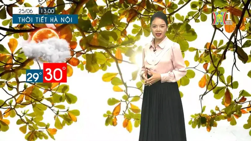 Dự báo thời tiết chiều và tối | 25/06/2024