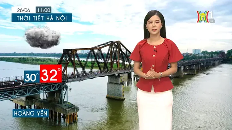 Dự báo thời tiết chiều và tối | 26/06/2024