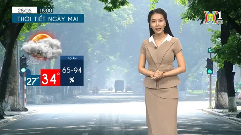 Dự báo thời tiết chiều và tối | 27/06/2024