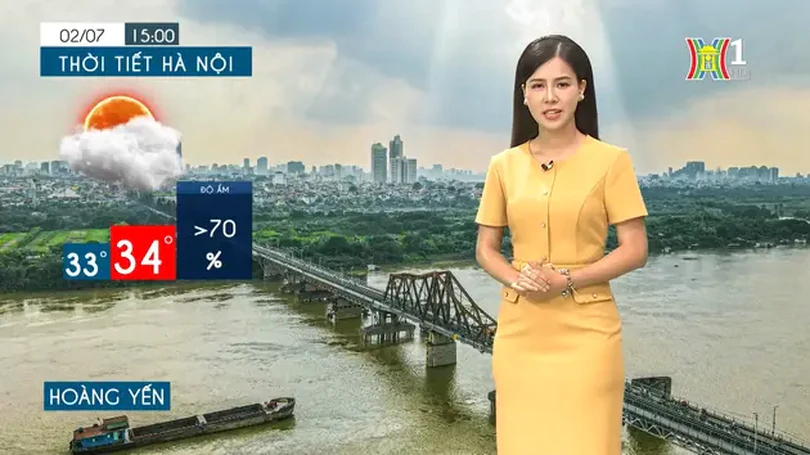Dự báo thời tiết chiều và tối | 02/07/2024