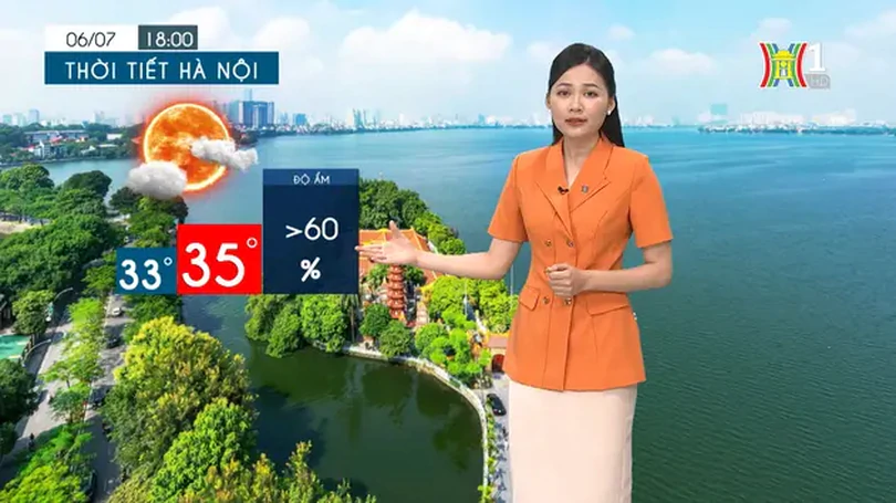 Dự báo thời tiết chiều và tối | 06/07/2024