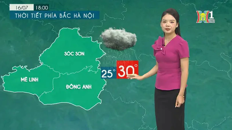 Dự báo thời tiết chiều và tối | 15/07/2024