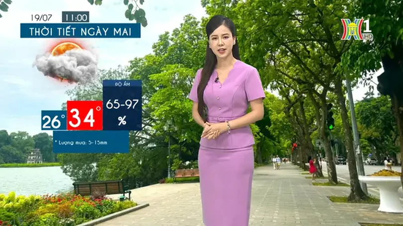 Dự báo thời tiết chiều và tối | 18/07/2024