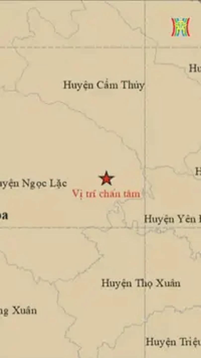 Động đất 4,1 độ ở Thanh Hóa