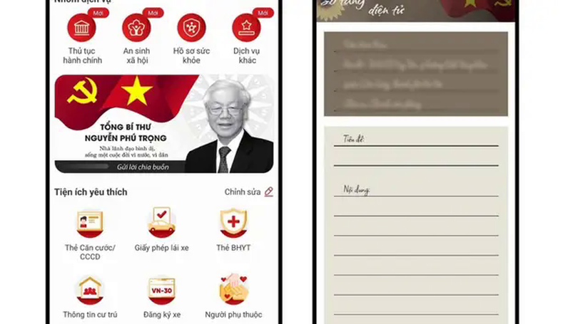 Tưởng nhớ Tổng Bí thư Nguyễn Phú Trọng qua sổ tang điện tử