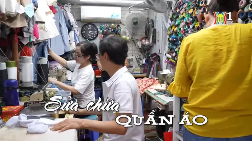 Sửa chữa quần áo | Nhịp sống Hà Nội | 24/07/2024