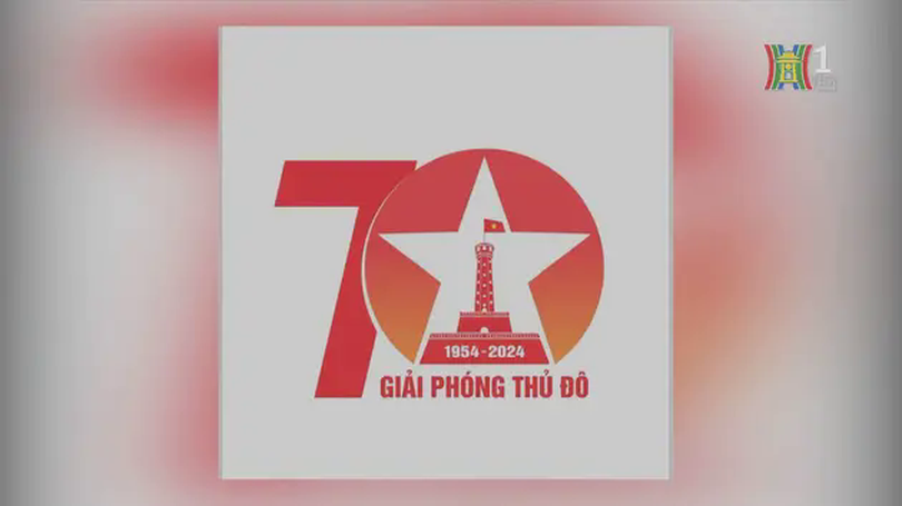 Thống nhất mẫu biểu trưng Kỷ niệm 70 năm Giải phóng Thủ đô