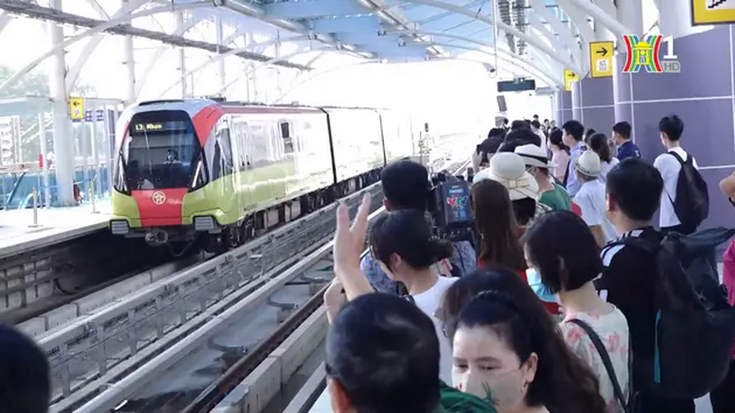 Đường sắt Nhổn - ga Hà Nội góp phần giảm ùn tắc