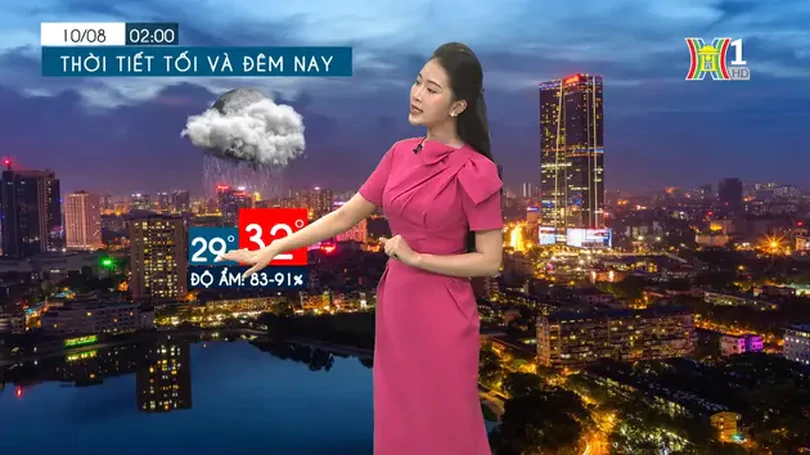 Dự báo thời tiết chiều và tối | 09/08/2024