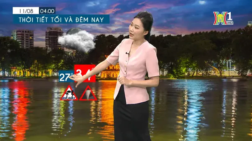 Dự báo thời tiết chiều và tối | 10/08/2024