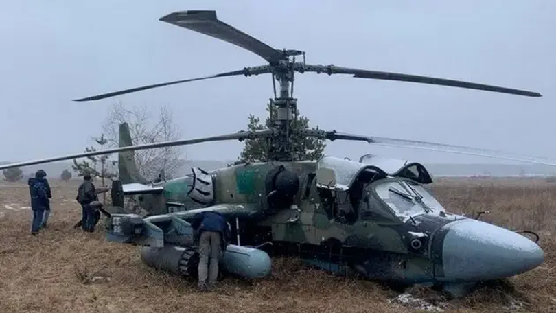 Trực thăng Ka-52 của Nga tấn công quân Ukraine ở gần Kursk