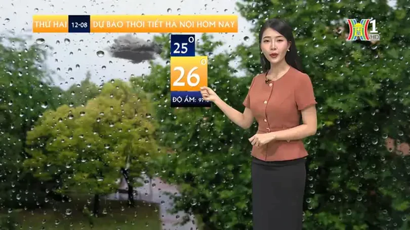 Dự báo thời tiết | 12/08/2024