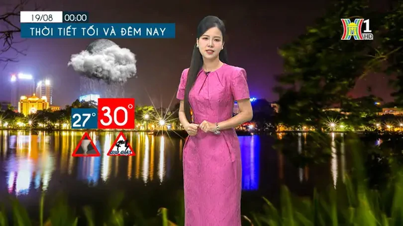 Dự báo thời tiết chiều và tối | 18/08/2024