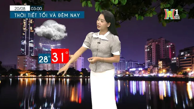 Dự báo thời tiết chiều và tối | 19/08/2024