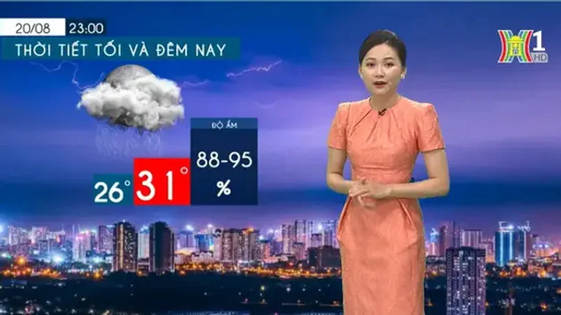 Dự báo thời tiết chiều và tối | 20/08/2024
