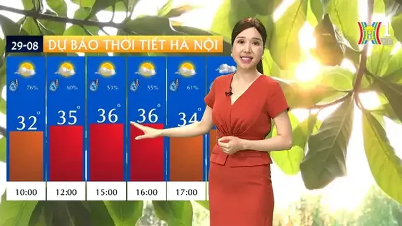 Dự báo thời tiết | 29/08/2024