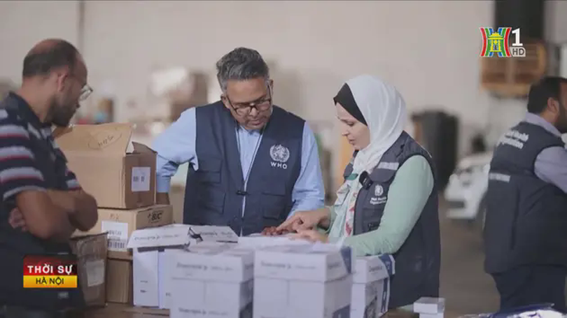 Ngừng bắn để tiêm vaccine phòng bệnh bại liệt tại Gaza