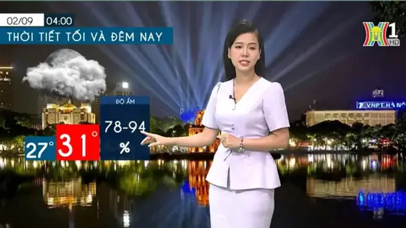 Dự báo thời tiết chiều và tối | 01/09/2024