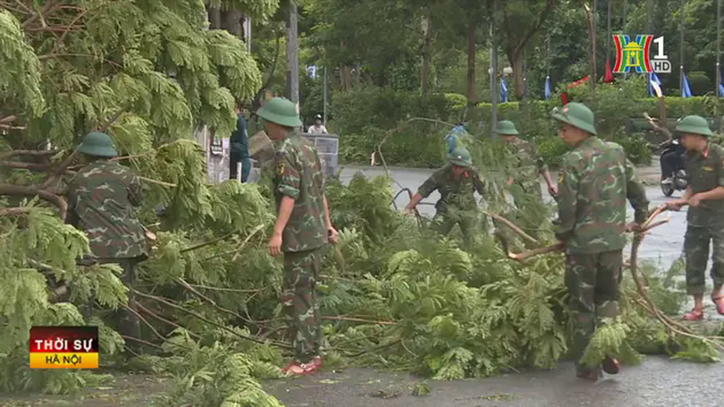 Quận Ba Đình, Đống Đa khắc phục hậu quả sau bão