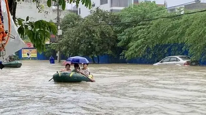 Thái Nguyên xuất hiện mưa lớn, nguy cơ ngập úng, sạt lở