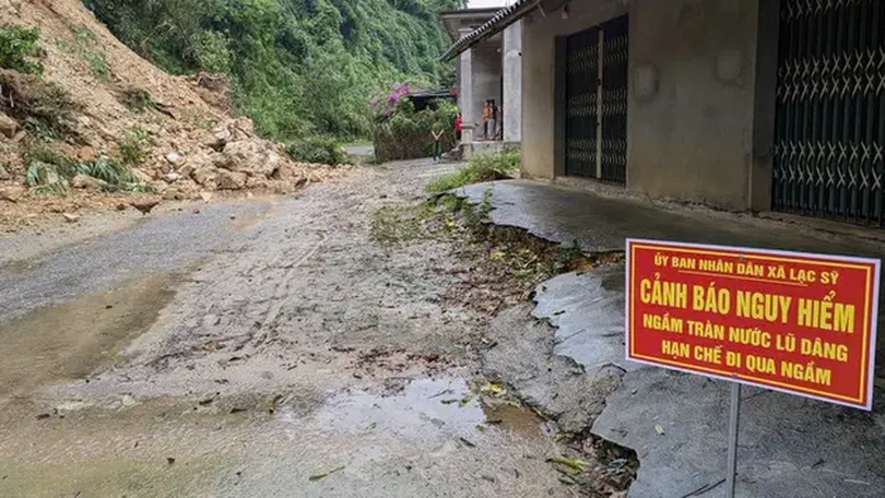 Cảnh báo lũ quét, sạt lở đất sau bão số 3