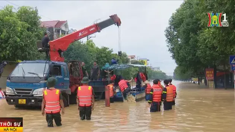 Thái Nguyên khẩn trương di dời người dân khỏi vùng lụt
