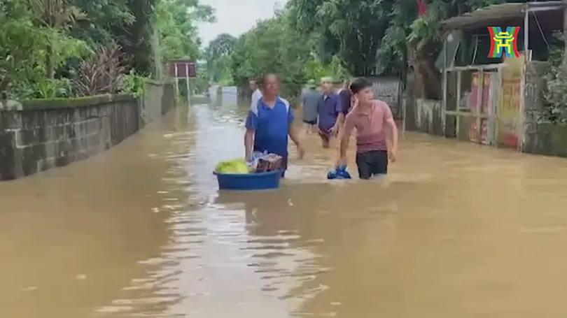 Thái Nguyên tiếp nhận cứu trợ cho người dân vùng lũ