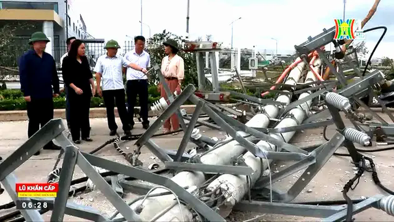 Quảng Ninh nỗ lực cấp lại điện, nước sau bão số 3