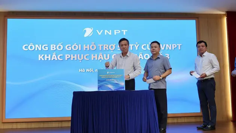 VNPT triển khai gói khắc phục hậu quả bão số 3