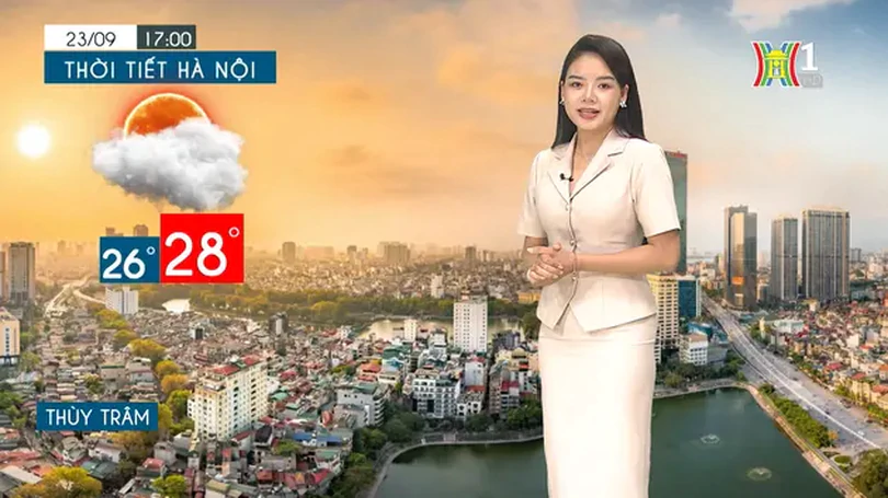 Dự báo thời tiết chiều và tối | 23/09/2024