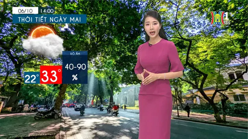 Dự báo thời tiết chiều và tối | 05/10/2024