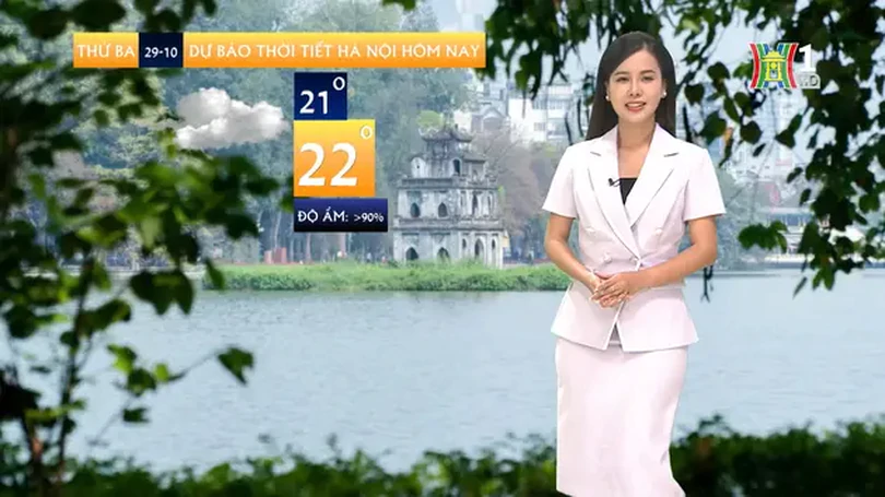 Dự báo thời tiết | 29/10/2024