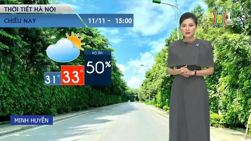 Dự báo thời tiết chiều | 11/11/2024