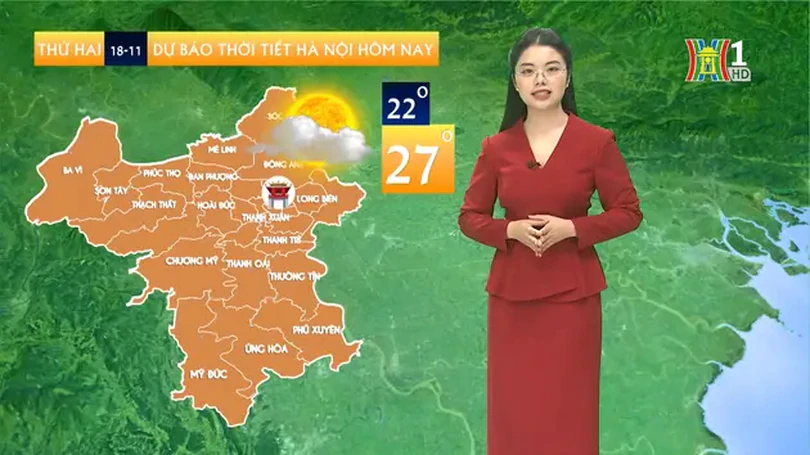 Dự báo thời tiết trưa | 18/11/2024