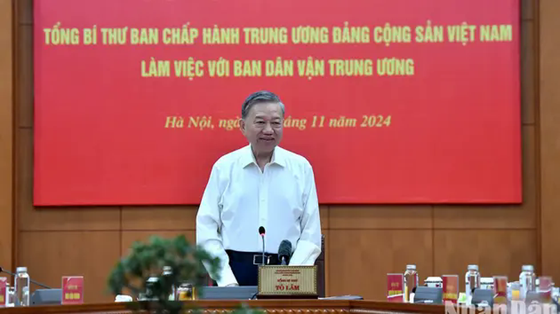 Đổi mới tổ chức bộ máy làm công tác dân vận