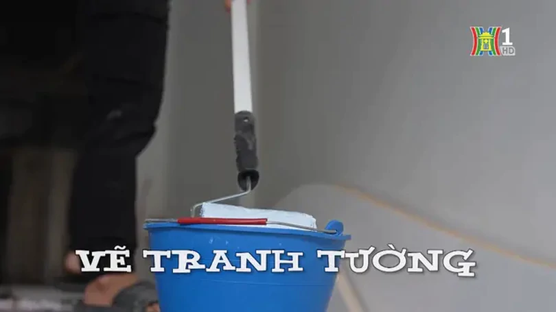 Vẽ tranh tường | Nhịp sống Hà Nội | 23/11/2024
