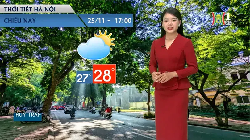 Dự báo thời tiết chiều | 25/11/2024
