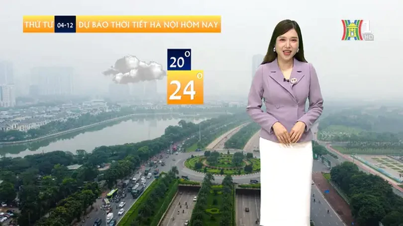 Dự báo thời tiết trưa | 04/12/2024