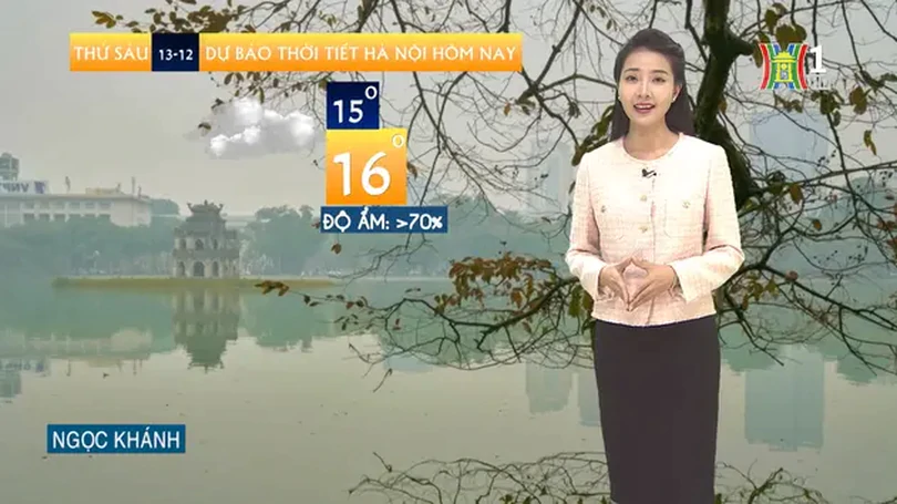 Dự báo thời tiết | 13/12/2024