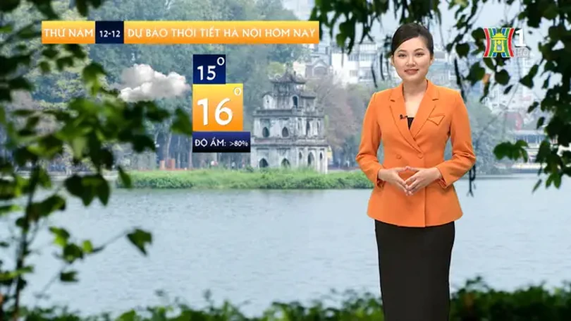 Dự báo thời tiết | 12/12/2024
