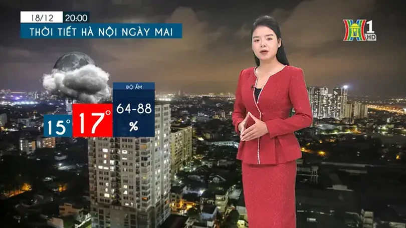 Dự báo thời tiết tối | 18/12/2024
