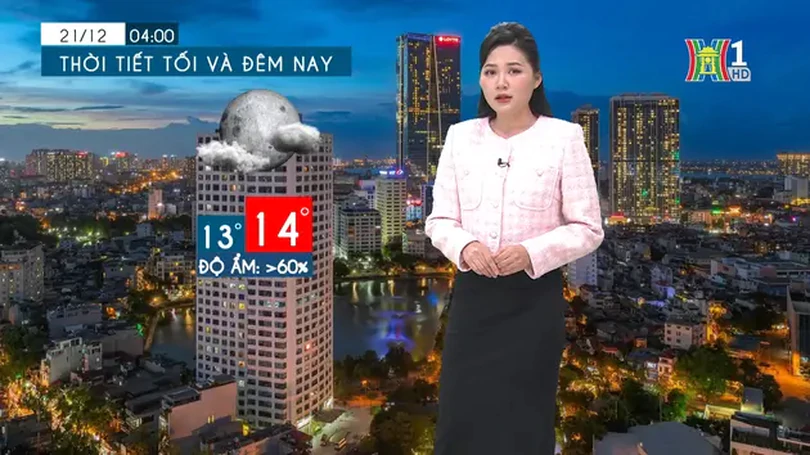 Dự báo thời tiết tối | 20/12/2024